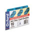 Laminated Index Card Guides, Monthly, 1/3 Tab, Manila, 3 x 5, 12/Set
