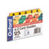 Laminated Index Card Guides, Alpha, 1/5 Tab, Manila, 3 x 5, 25/Set