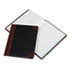 Record/Account Book, Record Rule, Black/Red, 150 Pages, 9 5/8 x 7 5/8