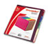 Top Tab File Guides, Alpha, 1/5 Tab, Polypropylene, Letter, 25/Set