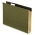Reinforced 2" Extra Capacity Hanging Folders, Letter, Stnd Grn, 25/Box