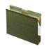 Ready-Tab Lift Tab, 2" Capacity Hanging File Folders, Letter, Green, 20/Box