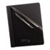 Clear Front Report Cover, Tang Clip, Letter, 1/2" Capacity, Black, 25/Box