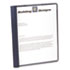 Clear Front Report Cover, Tang Clip, Letter, 1/2" Capacity, Dark Blue, 25/Box
