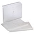 Expandable Poly String & Button Booklet Envelope, Clear, Legal, 3/Pack