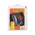 Zippered Ring Binder Pocket, 6 x 9-1/2, Clear/White