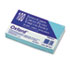 Unruled Index Cards, 3 x 5, Blue, 100/Pack