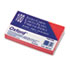 Unruled Index Cards, 3 x 5, Cherry, 100/Pack