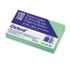 Unruled Index Cards, 3 x 5, Green, 100/Pack