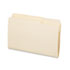Essentials File Folders, 1/3 Cut Top Tab, Legal, Manila, 100/Box