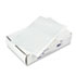 Self-Adhesive Vinyl Pockets, 5 x 8. Clear Front/White Backing, 100/Box