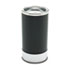 Round Sand Urn w/Removable Tray, Black/Chrome