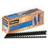 Plastic Comb Bindings, 5/16" Diameter, 40 Sheet Capacity, Black, 100 Combs/Pack