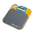 Mouse Pad w/Microban, Nonskid Base, 9 x 8, Graphite