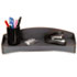 Plastic Partition Additions Shelf, 4 3/4 x 17 3/4 Surface Area, Dark Graphite