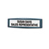 Plastic Partition Additions Nameplate, 9 x 2 1/2, Graphite