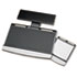 Office Suites Adjustable Keyboard Manager, 21-1/4 x 10, Black/Silver
