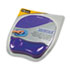 Gel Crystals Mouse Pad w/Wrist Rest, Rubber Back, 7 15/16 x 9-1/4, Purple