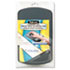 Gel Wrist Support And Mouse Pad w/Antimicrob Protection, Graphite/Blk