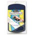 Gel Wrist Support And Mouse Pad w/Antimicrob Protection, Sapphire/Blk