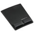 Memory Foam Wrist Support w/Attached Mouse Pad, Black