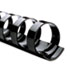 CombBind Standard Spines, 1/4" Diameter, 25 Sheet Capacity, Black, 100/Box