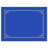 Certificate/Document Cover, 12-1/2 x 9-3/4, Metallic Blue, 6/Pack