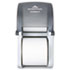 Vertical Double Roll Coreless Tissue Dispenser, 6 x 6.5 x 13.5, Smoke