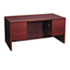 10500 Series 3/4-Height Double Pedestal Desk, 60w x 30d x 29-1/2h, Mahogany