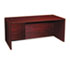 10500 "L" Workstation Left 3/4-Height Pedestal Desk, 66 x 30 x 29-1/2, Mahogany