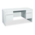 38000 Series Kneespace Credenza, 60w x 24d x 29-1/2h, Light Gray/Light Gray