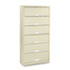 600 Series 6-Shelf Steel Receding Door File, Ltr, 36w x 13-3/4d x 75 7/8h, Putty