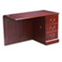 94000 Series "L" Workstation Right Return, 48w x 24d x 29-1/2h, Mahogany