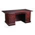 94000 Series Double Pedestal Desk, 72w x 36d x 29-1/2h, Mahogany