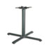 Single Column Cast Iron Base, 36w x 36d x 27-7/8h, Black