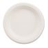 Paper Dinnerware, Plate, 6" Diameter, White, 1000/Carton
