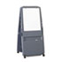 Presentation Flipchart Easel w/Dry Erase Surface, Resin, 33wx28dx73h, Charcoal