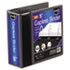 Gapless Loop Ring View Binder, 11 x 8-1/2, 5" Capacity, Black
