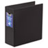 Gapless Loop Ring Binder, 11 x 8-1/2, 4" Capacity, Black