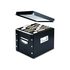 Snap N Store Storage Box, Letter, 13 3/8 x 9 3/4 x 10 3/4, Black