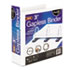 Gapless Loop Ring View Binder, 11 x 8-1/2, 3" Capacity, White
