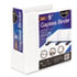Gapless Loop Ring View Binder, 11 x 8-1/2, 5" Capacity, White