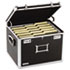 Locking File Chest Storage Box, Letter/Legal, 17-1/2 x 14 x 12-1/2, Black