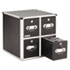Four-Drawer CD File Cabinet, Holds 660 Folders/240 Slim/120 Std. Cases