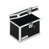 Vaultz Locking Index Card File with Flip Top Holds 450 4 x 6 Cards, Black