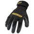 Cut Resistant Stainless Steel, Nylon-Mesh Gloves, 1 Pair, Black, Medium