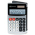 Handheld Calculator, Hard Flip Case, 8-Digit LCD, Dual Power, Silver - View 3