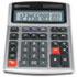 15971 Large Digit Commercial Calculator, 12-Digit LCD, Dual Power, Silver