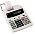 16000 Two-Color Roller Printing Calculator, 12-Digit Fluorescent, Black/Red
