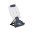 InSight Adjustable Desktop Copyholder, Plastic, Holds 50 Sheets, Dark Blue/Gray